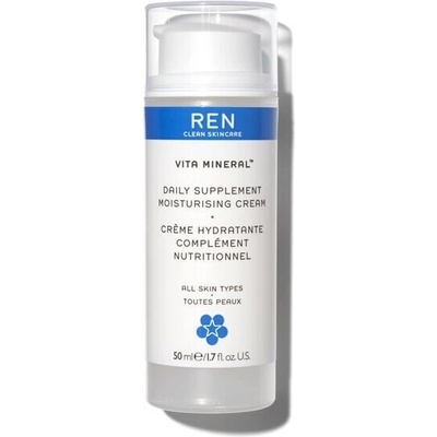 REN Clean Skincare Дневен крем за лице Vita Mineral Daily Supplement Moisturising Cream by REN 50ml (5060033778685)