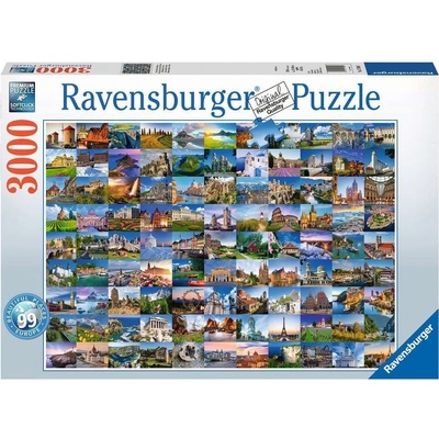 Ravensburger 99 Beautiful Places in Europe 3000 dielov