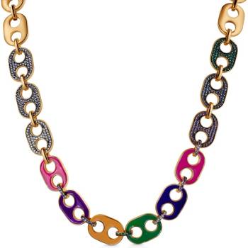 SAVICKI Колие Prismé: сребро 925, цирконий