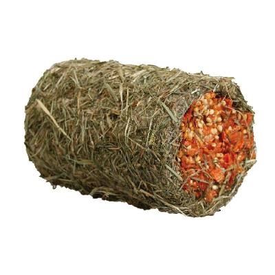 Karlie tunel ze sena plněný mrkví pro hlodavce, 125g mrkev
