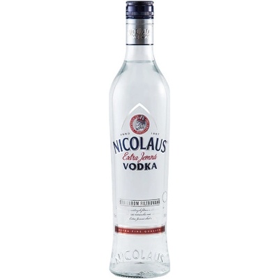 Nicolaus Vodka Extra Jemná 38% 1 l (holá láhev)