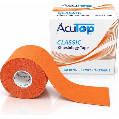 Acu top Kineziologický tejp oranžový 5 cm x 5 m