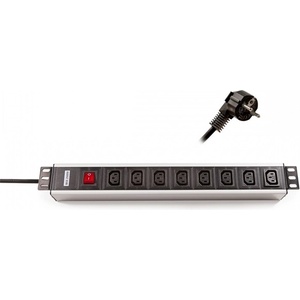 KELine Разпределителен панел 8xIEC320 C13, 1U, 19", 2, 5 м 620I08 (620I08)