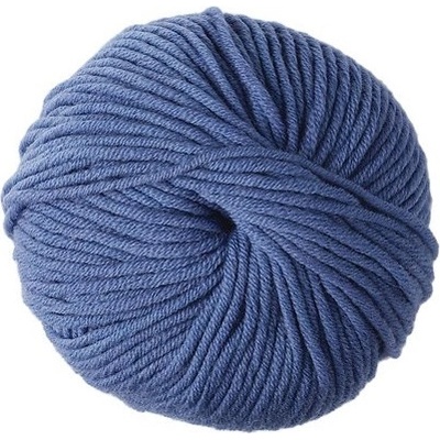 100% vlněná příze merino WOOLLY 5 od DMC 50g, modrá