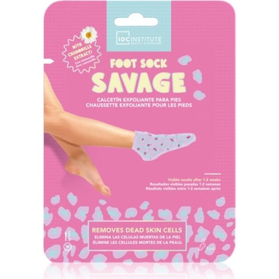 IDC Institute Foot Sock Savage exfoliační maska na nohy 1 ks