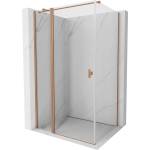 Mexen Mist T сгъваема душ кабина 115 x 110 см, прозрачна, четкана мед - 8A4T-115-110-65-00 (8A4T-115-110-65-00)