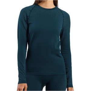 Odlo Дамско синтетично термобельо Odlo Women's Performance Warm Bl Top Crew Neck L/S Synthetic base layer - Reflecting Pond (114-3959-0212)