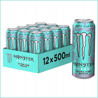 Monster Energy Ultra Vice Guava bez cukru 500 ml