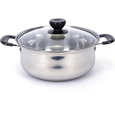 24 см тенджера алпака със стъклен капак