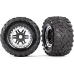 Traxxas колело 2.8", гума Maxx All-Terrain, джанта черно-сив (2)
