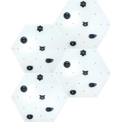 Duvlan lezecká stěna 178x141 cm Set white – Hledejceny.cz