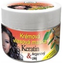 Bione BIO Keratin + argánový olej Krémová vlasová maska 260 ml