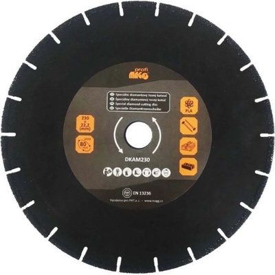 Magg Speciální diamantový řezný kotouč 230 x 22,2 mm DKAM230