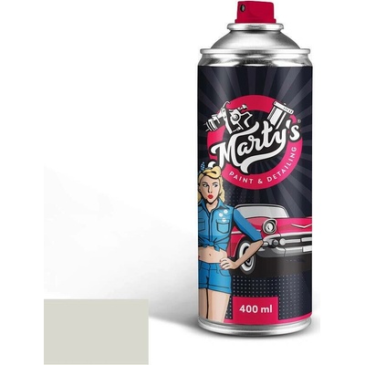 Marty's Barva na auto ve spreji Škoda 1026 Bílá Candy kvalita autolaku Standardní sprej 400ml