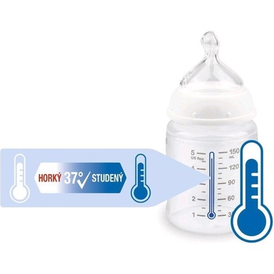 Nuk First Choice Temperature Control biela 150 ml