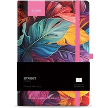Flowers Blok B5 linkovaný Petal s gumou 80 g 100 listů