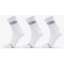 Footshop Basic Crew Socks 3-Pack White