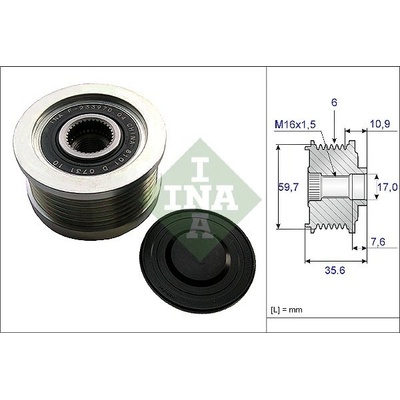 Předstihová spojka Schaeffler INA 535 0046 10 IN 535004610