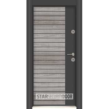 Starsteeldoor Блиндирана врата Outdoor - UV 101 Сиво меше антрацит (цена без монтаж)