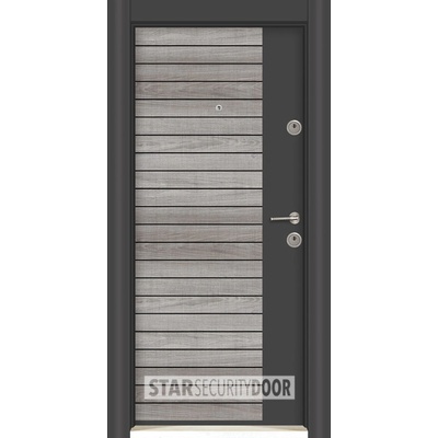 Starsteeldoor Блиндирана врата Outdoor - UV 101 Сиво меше антрацит (цена без монтаж)