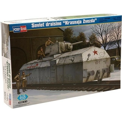 Zvezda Hobby Boss Obrnená drezína KZ-1 Krasnaja 1:72