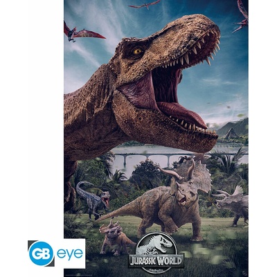 ABYstyle Plagát Jurassic World - Carnivores & Herbivores