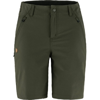 Fjällräven Дамски къси панталони Fjällräven Women's Abisko Trail Stretch Shorts - Deep Forest - размер 48 (EU) (112-3056-0218)