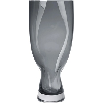 Orrefors Ваза с нестандартна форма Squeeze 34 см сиво-синя (6562024)