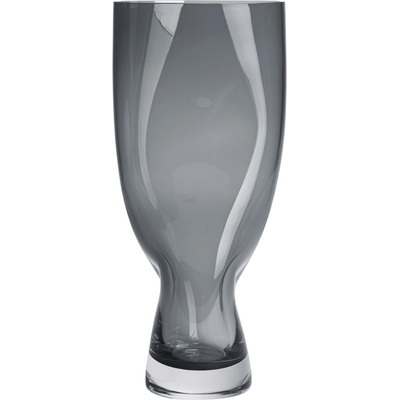 Orrefors Ваза с нестандартна форма Squeeze 34 см сиво-синя (6562024)