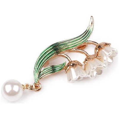 Fashion Jewelry brož s perlou 145905