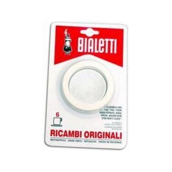 Bialetti 9 hliník sitko + silikonové tesnenie 3 ks
