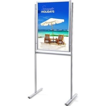 Jansen Display Informačný stojan Infoboard s klaprámom 70x100 820 x 1850 mm