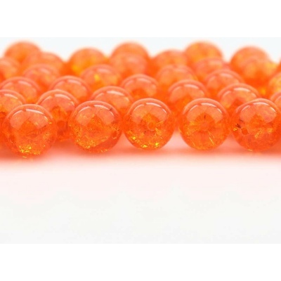 Pro Háčkování Praskaný korálek 8 mm 20 ks hyacint
