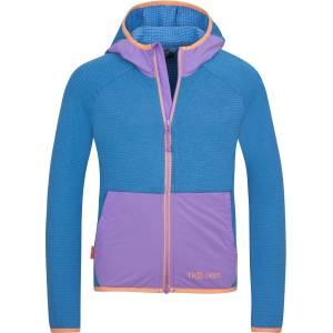 TROLLKIDS Детско поларено яке Trollkids Girl's Holmedal Jacket Fleece jacket - Cornflower / Violet Sorbet - размер 122 (EU) (703-6745-0216)