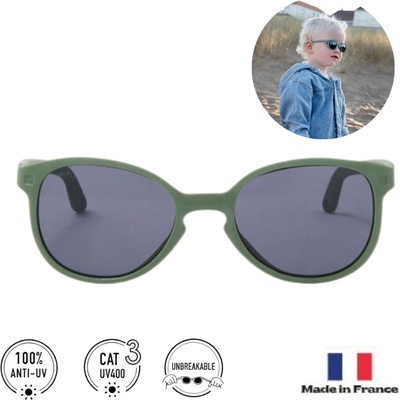 Ki ET LA Слънчеви очила KiETLА Wazz: 0-1 година - Khaki (WA1SUNKAKI)