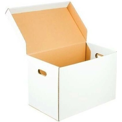 Archivační krabice na pořadače s uchy 500x305x325 mm 3VVL B 440g/m2 bílá - paleta 700 ks
