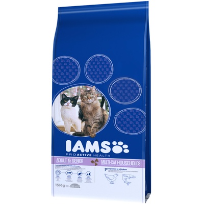 IAMS Pro Active Health Adult Multi Cat Households 15 kg