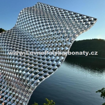 Gutta Wabe Vlnitý polykarbonát 2,8 mm 1,045 m x 4 m 4,2 m² čirá 1 ks