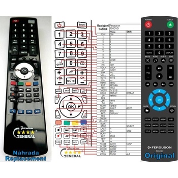 GENERAL FERGUSON RCU-150 - съвместимо дистанционно управление на марката General (RCU-150)