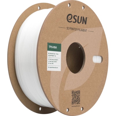 eSUN TPU-95A White - 1, 75 mm / 1000 g (TPU-95A175W1P1)