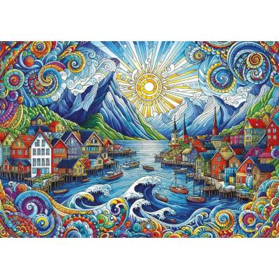 ART PUZZLE Keltský vietor 1500 dielov