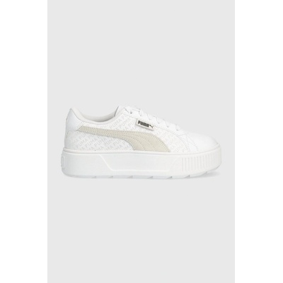 Puma kožené tenisky Karmen Logobsession biela