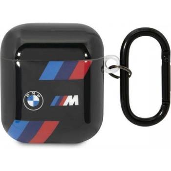 Силиконов калъф BMW Tricolor Stripes за Apple AirPods 1/2, BMA222SOTK