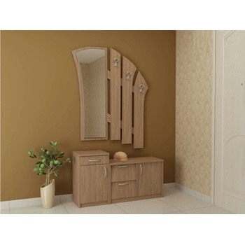 DST Портманто Svetlana-dst, дъб амбер