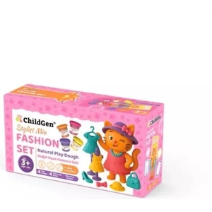 Edu Toys ChildGen: Модерен комплект за моделиране в кутия - 100% натурален (CG40661)