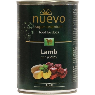 Nuevo Dog Adult Lamb & Potato 6 x 800 g