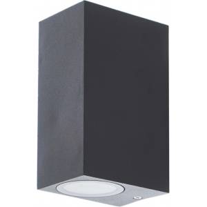 ELBULGARIA Външен аплик Elbulgaria - Arte R, 2x40W, IP44, черен (1497-sbk)
