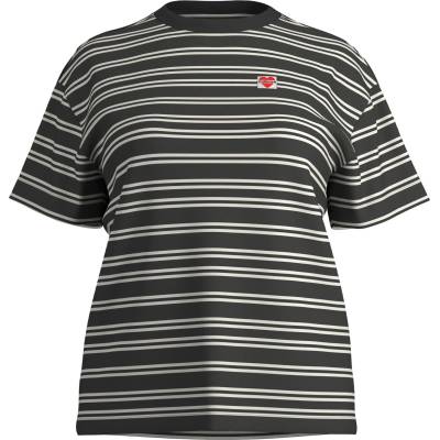 Maloja Дамска тениска Maloja Women's KeskiM. T-shirt - Deep Black Stripe - размер XS (916-5168-0111)