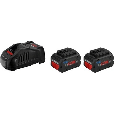 Startovací sada Bosch 18V, nabíječ GAL 1880CV + 2x GBA 18V ProCORE, 5,5Ah Bosch profi1600A0214C – Zboží Mobilmania