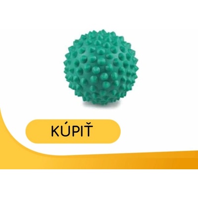 Gymy Masážna loptička 9 cm zelená